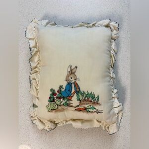Peter Rabbit Nursery Decor Crib Pillow I5